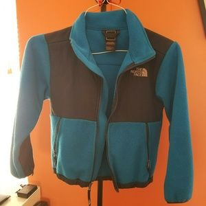 North Face zip up hoodie for boys